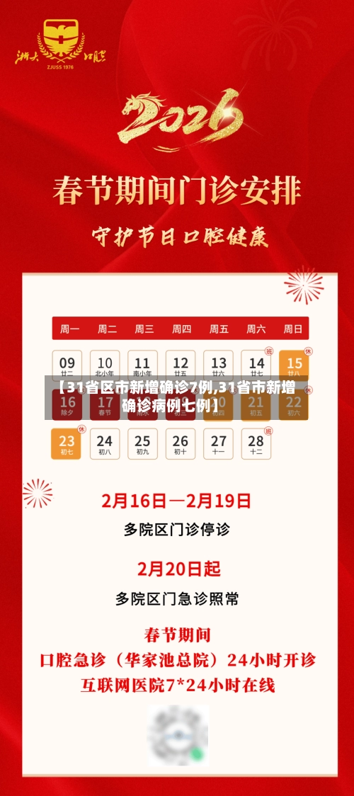 【31省区市新增确诊7例,31省市新增确诊病例七例】-第1张图片