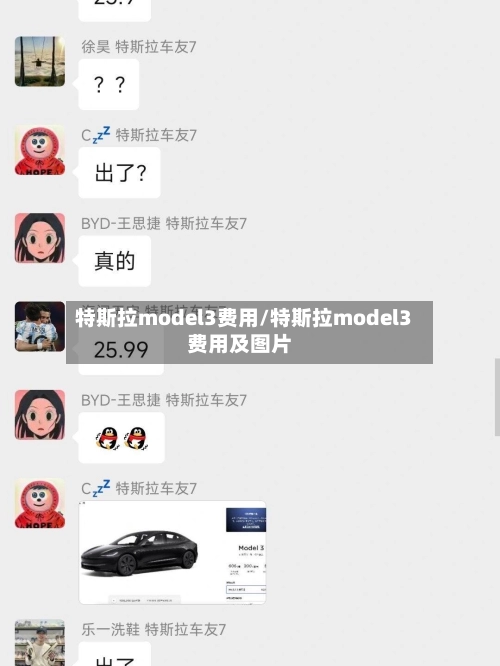 特斯拉model3费用/特斯拉model3费用及图片-第1张图片