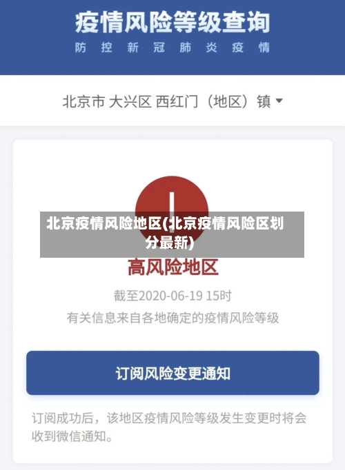 北京疫情风险地区(北京疫情风险区划分最新)-第1张图片