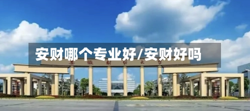 安财哪个专业好/安财好吗-第1张图片
