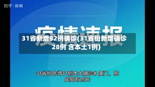 31省新增82例确诊(31省份新增确诊28例 含本土1例)