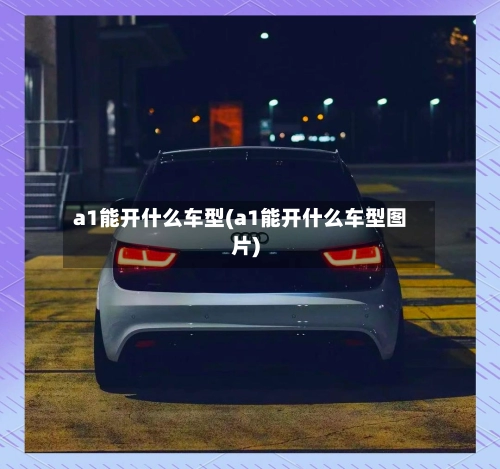 a1能开什么车型(a1能开什么车型图片)-第1张图片