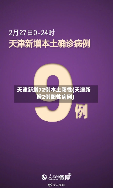 天津新增72例本土阳性(天津新增2例阳性病例)-第2张图片