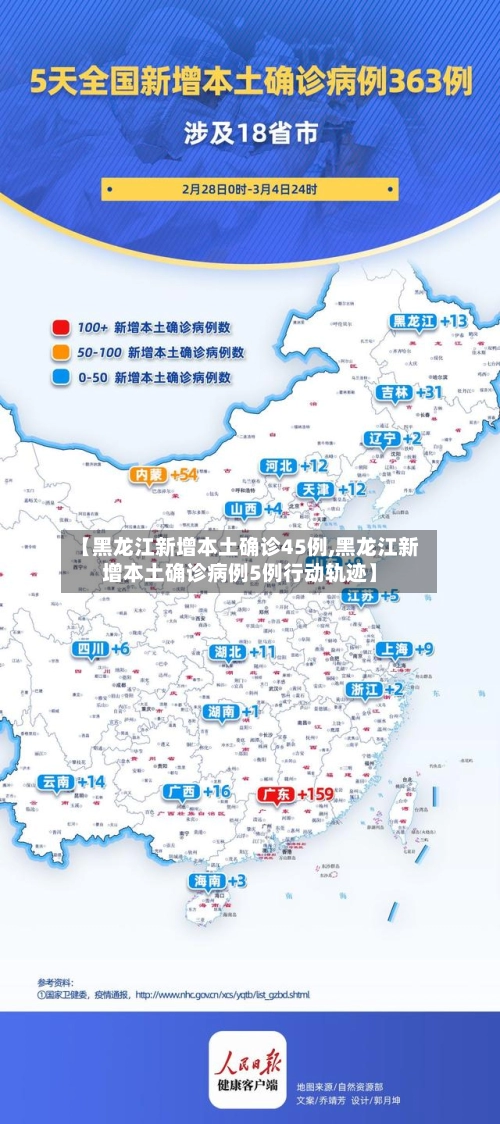【黑龙江新增本土确诊45例,黑龙江新增本土确诊病例5例行动轨迹】