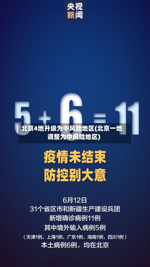 北京4地升级为中风险地区(北京一地调整为中风险地区)-第1张图片