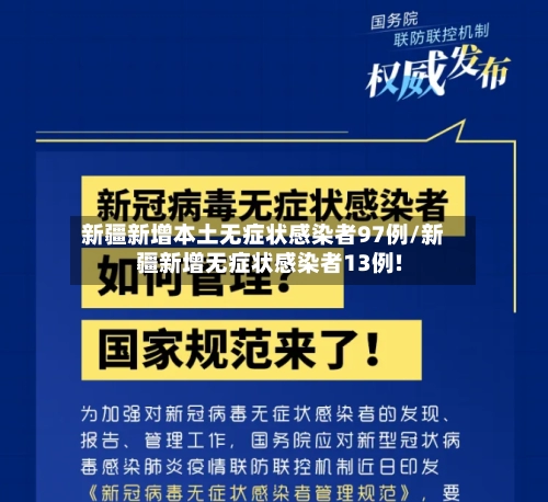 新疆新增本土无症状感染者97例/新疆新增无症状感染者13例!-第1张图片