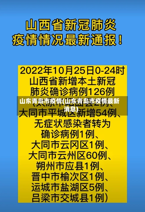 山东青岛市疫情(山东青岛市疫情最新消息)-第1张图片