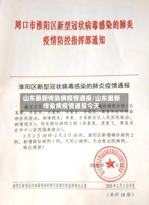 山东最新传染病疫情通报/山东最新传染病疫情通报今天-第1张图片