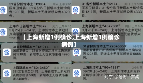 【上海新增1例确诊,上海新增1例确诊病例】-第2张图片