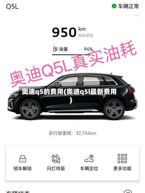 奥迪q5的费用(奥迪q5l最新费用)-第1张图片