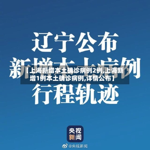 【上海新增本土确诊病例2例,上海新增1例本土确诊病例,详情公布】-第1张图片