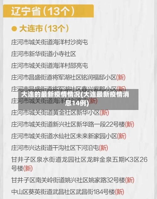 大连的最新疫情情况(大连最新疫情消息14例)