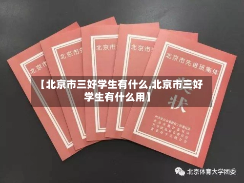 【北京市三好学生有什么,北京市三好学生有什么用】-第1张图片