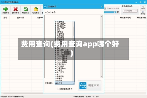 费用查询(费用查询app哪个好)-第1张图片
