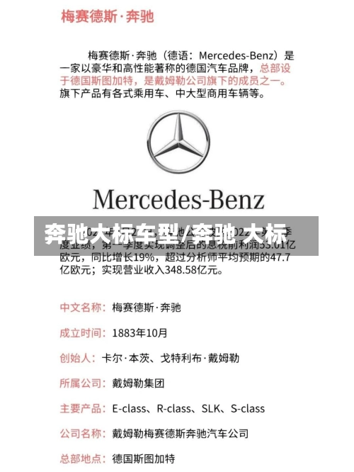 奔驰大标车型/奔驰 大标-第3张图片