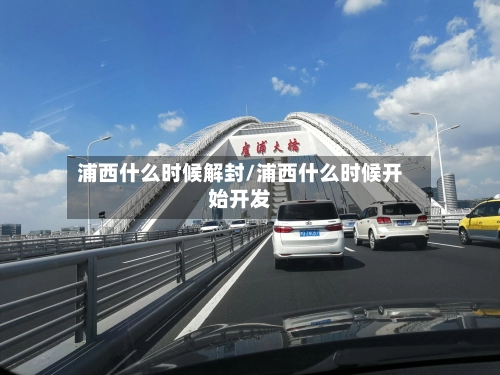 浦西什么时候解封/浦西什么时候开始开发-第1张图片