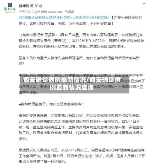 西安确诊病例最新情况/西安确诊病例最新情况查询-第2张图片