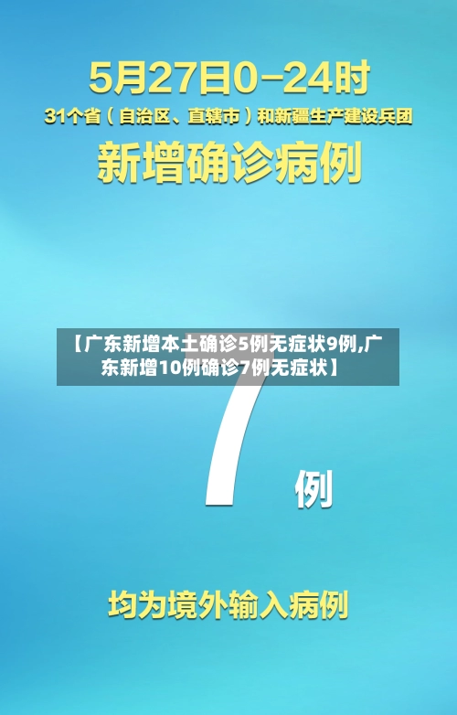 【广东新增本土确诊5例无症状9例,广东新增10例确诊7例无症状】-第1张图片