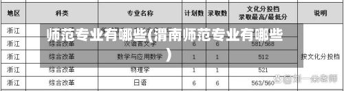师范专业有哪些(渭南师范专业有哪些)-第1张图片