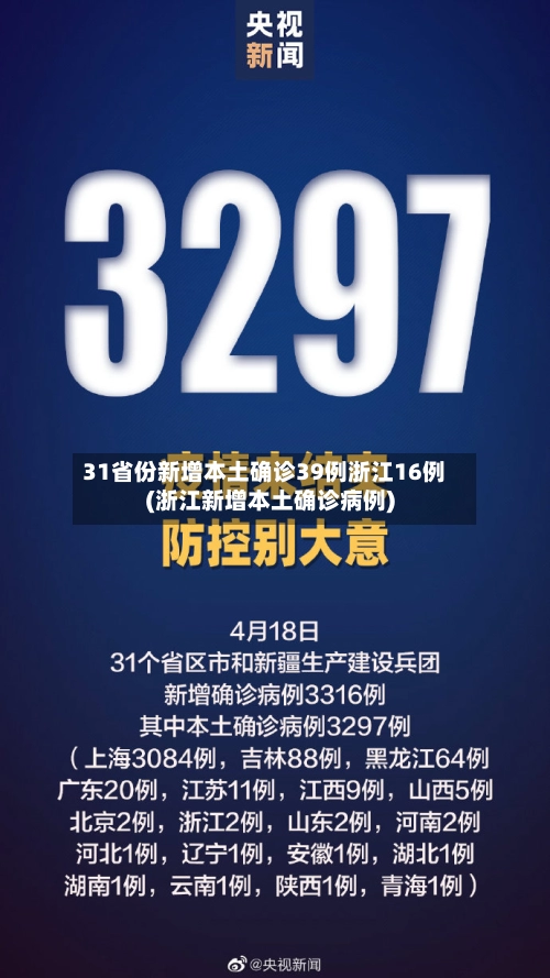 31省份新增本土确诊39例浙江16例(浙江新增本土确诊病例)-第1张图片
