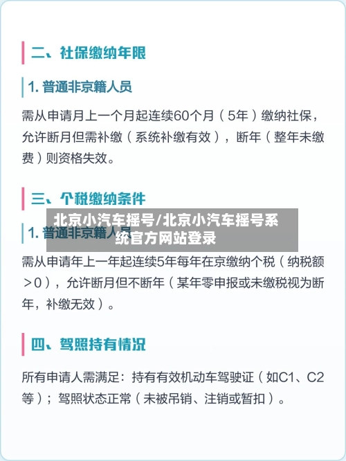 北京小汽车摇号/北京小汽车摇号系统官方网站登录-第1张图片