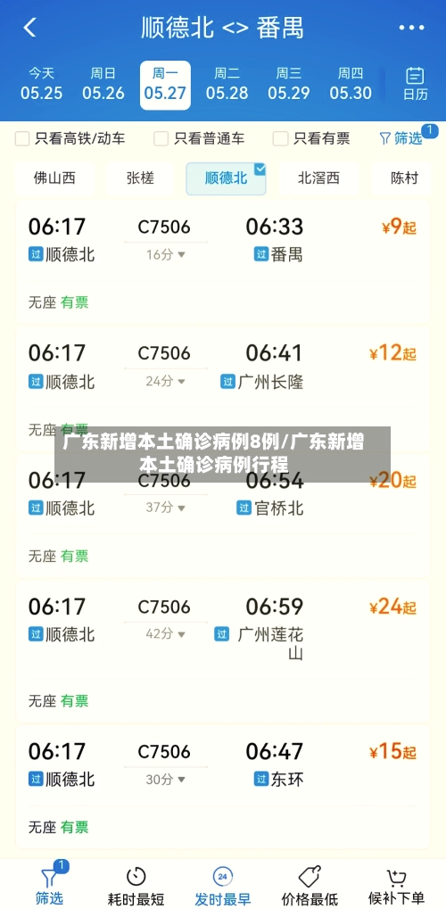 广东新增本土确诊病例8例/广东新增本土确诊病例行程-第3张图片