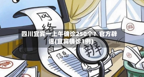 四川宜宾一上午确诊250个？官方辟谣(宜宾确诊1例)-第1张图片