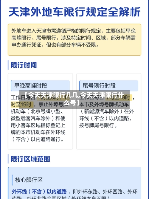 【今天天津限行几几,今天天津限行什么号】-第3张图片