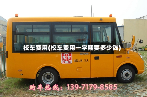 校车费用(校车费用一学期要多少钱)-第1张图片