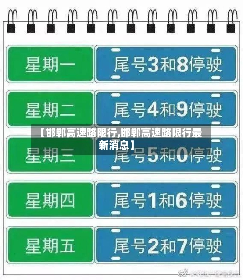 【邯郸高速路限行,邯郸高速路限行最新消息】-第1张图片