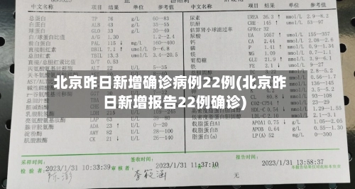 北京昨日新增确诊病例22例(北京昨日新增报告22例确诊)-第2张图片