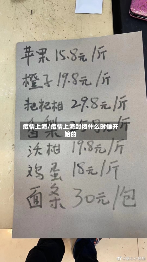 疫情上海/疫情上海封闭什么时候开始的