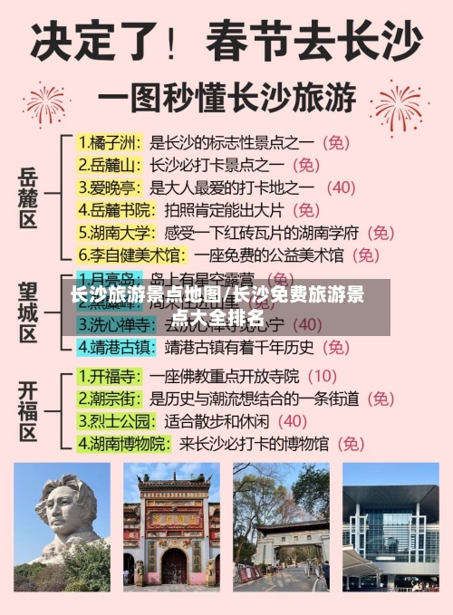 长沙旅游景点地图/长沙免费旅游景点大全排名-第2张图片