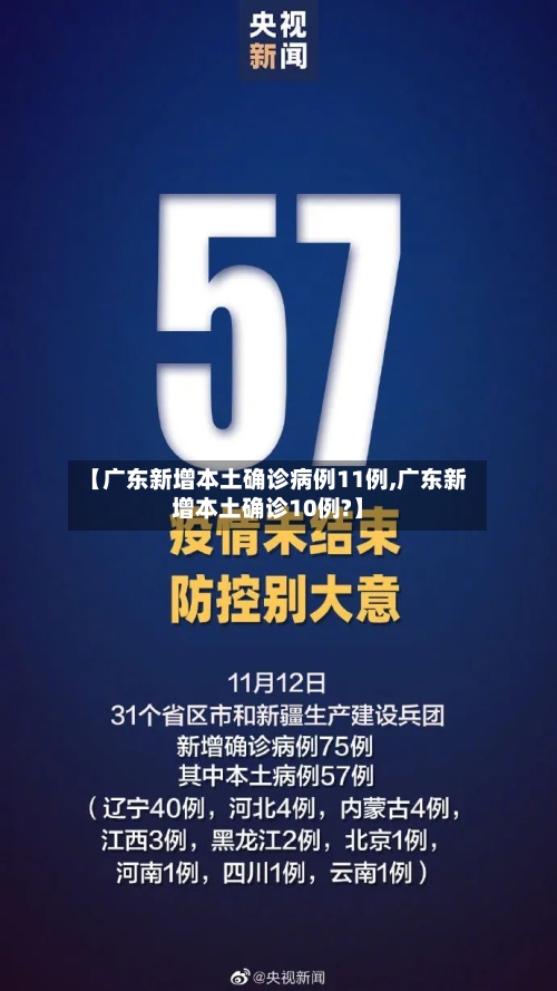 【广东新增本土确诊病例11例,广东新增本土确诊10例?】-第1张图片