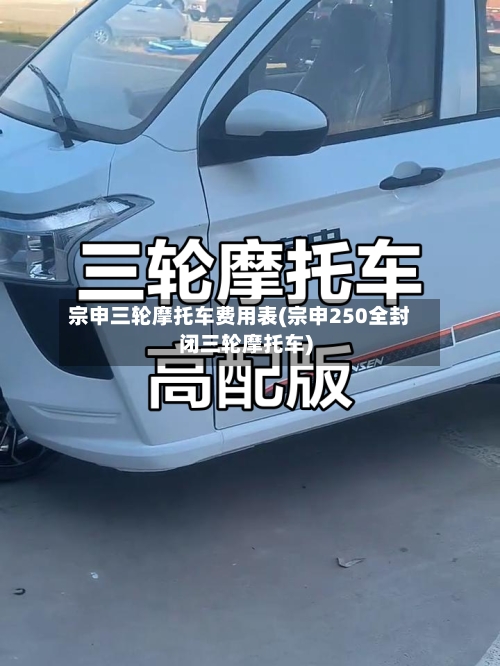 宗申三轮摩托车费用表(宗申250全封闭三轮摩托车)-第2张图片