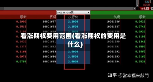 看涨期权费用范围(看涨期权的费用是什么)-第2张图片
