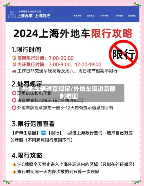 外地车辆进京规定/外地车辆进京限制范围-第3张图片