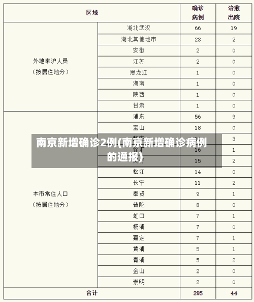 南京新增确诊2例(南京新增确诊病例的通报)-第2张图片