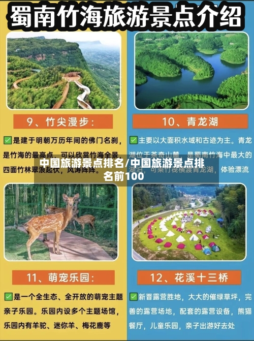 中国旅游景点排名/中国旅游景点排名前100-第1张图片