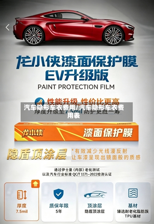 汽车隐形车衣费用/汽车隐形车衣费用表-第2张图片