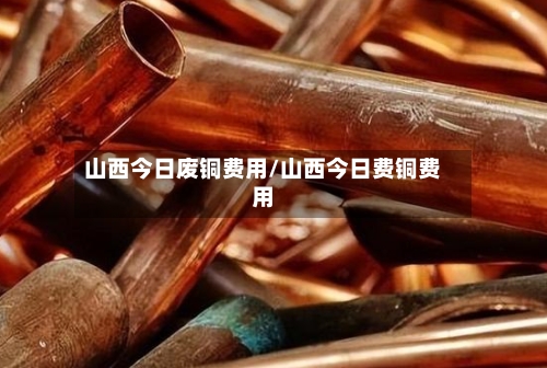 山西今日废铜费用/山西今日费铜费用-第1张图片